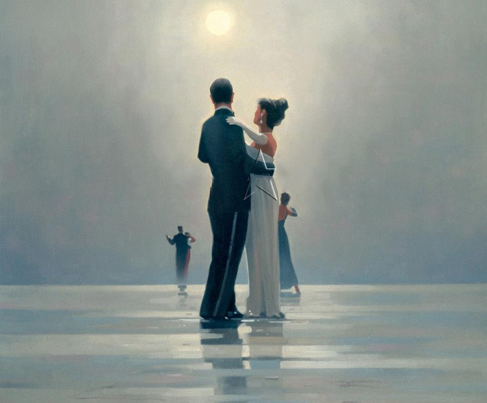 Tanz mich bis zum Ende der Liebe Contemporary Jack Vettriano Ölgemälde